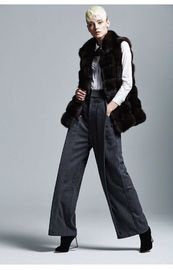 wholesale fashion high quality custom faux fur coat