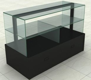 Customized MDF " Recycled wood " Jewelry MDF Display Stands With Glass Or Acrylic