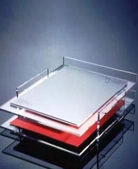 Document Display Acrylic Organizer With Customer's Logo