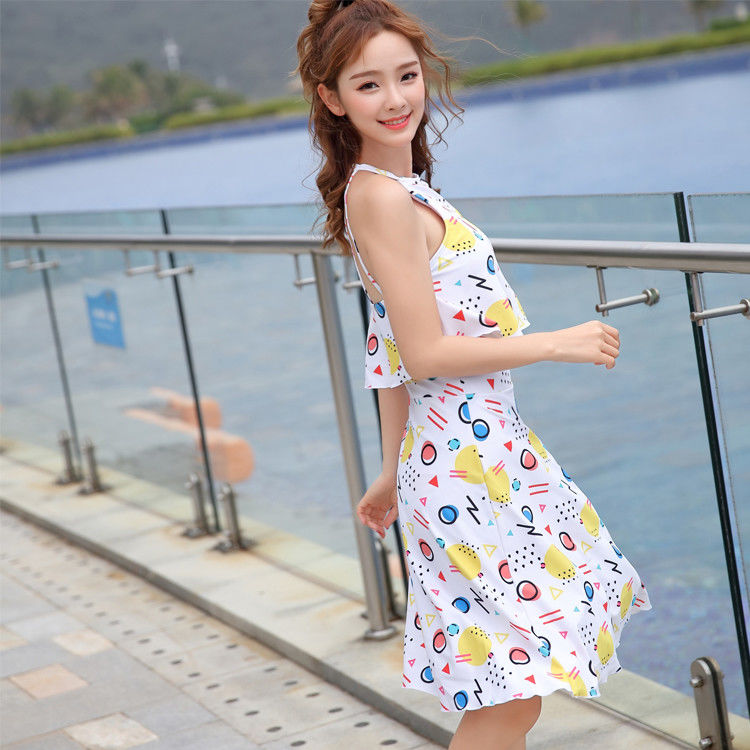 Factory direct supply lady custom print swimsuit