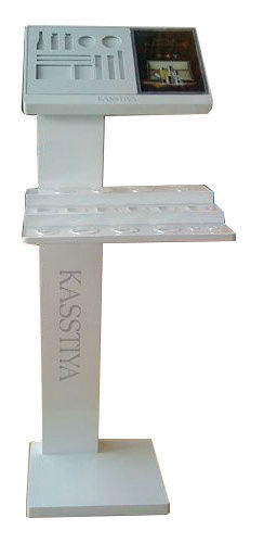 White Wood Advertising Standee